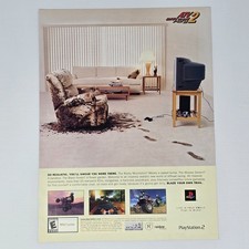 ATV Offroad Fury 2 PlayStation 2 PS2 So Realistic Print Ad/Poster picture