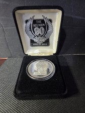 Harley Davidson Motorcycles 90 Year Employee Reunion Silver Coin, 1903-1993 picture