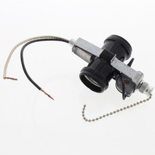 Leviton 4017-D4F 2-Light Socket Cluster Pull Chain Lampholder 660W 125/250V 1A T picture
