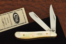 SUPER RARE CASE XX USA 1998 GOLD LIP PEARL TRAPPERNUT TRAPPER PEANUT KNIFE 36722 picture