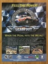 Leadfoot: Stadium Off Road Racing PC 2001 Print Ad/Poster Official Authentic Art picture