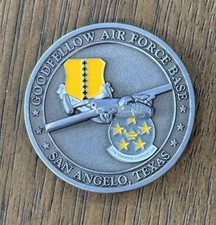 Goodfellow Air Force Base - Challenge Coin - 🇺🇸 San Angelo, TX - FIRE ACADEMY picture