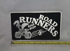 ROAD RUNNERS  Cast Aluminum Car Club Plaque picture