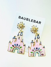 NEW Disney Parks Collection x Baublebar Earrings Cinderella Castle WDW 50th picture