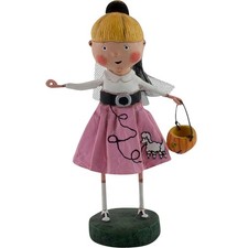 Lori Mitchell Nifty Nelda Poodle Skirt Halloween Trick or Treater Folk Figure picture