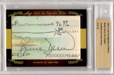 2011 Leaf Cut Signature Bruce Dern Jon Voight Dual Auto 3/12 BGS Coming Home picture