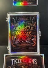 2026 Tkzdesigns CreekSquad Trading Card Set Signed  / Numbered /100  - 16 Cards picture