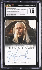 2024 Rittenhouse House Of The Dragon Season 1 Auto Full Bleed Paddy Considine picture