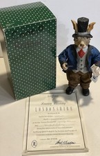 1988 Possible Dreams Vintage Folk Art Rabbit Figurine Top Hat 12