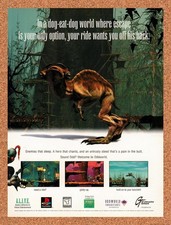 1997 Oddworld Abes Oddysee PS1 Original Advertisement / Retro Promo v9 picture