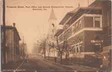 LITHO Staunton Virginia Street Scene on Frederick Street c. 1920s picture