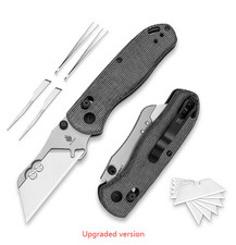 Kizer Uti BEAR 1 EDC Utility Folding Pocket Knife Micarta Handle V3619JA3 picture