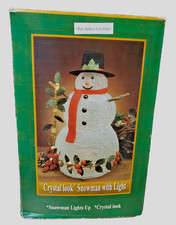 1996 Gemmy North Pole Productions Crystal Look Light Up 14