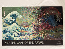 Original 1983 VM Software The Wave of the Future Poster B. Pomeroy Rare picture