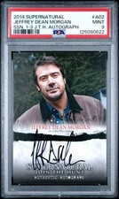 2014 Cryptozoic SUPERNATURAL 1-3 Autograph Auto JEFFREY DEAN MORGAN PSA 9 MINT picture