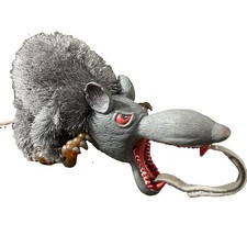 2005 Gemmy Animatronic Creepy Hungry Rat Halloween Prop picture