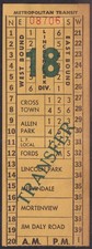 Metropolitan Transit transfer Wayne MI Cross Town-Jim Daly Road picture