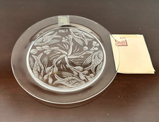 Vintage Lalique 1967 Clear Cristal  Plate New picture