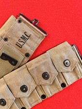 WWII USMC Cartridge Belt (