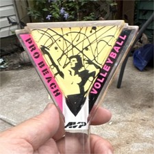 Pro Beach Volleyball Acrylic Beer Tap Handle Knob - Breweriana Bar Draft picture