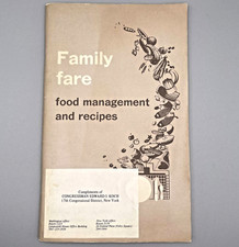 Ed Koch Family Fare Recipe Booklet 1966 USDA Political Memorabilia NYC Vintage picture