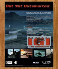 Project IGI I'm Going In Eidos - Game Print Ad / Poster Promo Art 2000 picture