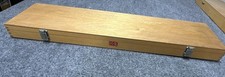 VTG  K&E Keuffel Esser Luxylite Ship Curve Drafting Stencil Set Wood Case 43pc picture