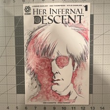 Aftershock Comics Her Infernal Descent #1 Variant Sketch Cover by Todd Beistel picture