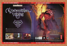 2003 Neverwinter Nights The Shadows Of Undrentide PC Original Ad / Promo v1 picture