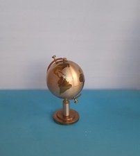 Vintage World Globe Brass Cigarette Dispenser picture