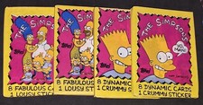  1990 Topps The Simpsons Original Factory Sealed Pack Lot Of 4 🔥 picture