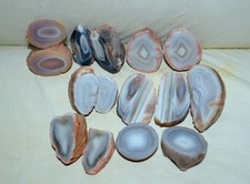 15 PCS LOT Banded Agates from Patagonia Argentina * Bulk Wholesale * picture