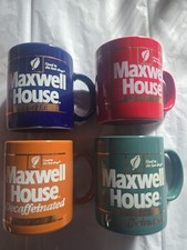 4 Maxwell Coffee Mugs  Vintage picture