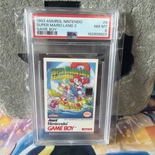 1993 Amurol Nintendo Super Mario Land 2 Game Boy #8 PSA 8 NM-MT Vintage Card picture