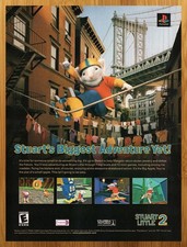 2002 Stuart Little 2 Playstation 1 PS1 Vintage Print Ad/Poster Movie Game Art picture