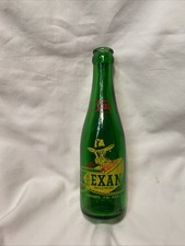 7oz ACL Green Bottle Texan Grapefruit Drink Texas Vintage Soda Pop picture