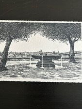 Vintage Ediz Enrico Verdesi Roma Postcard - Veduta DallAccademia Di Francia picture