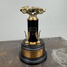 Vtg SCCA 1956 Racing Trophy - MANSFIELD RACES - Mansfield Ohio - 3rd Place picture