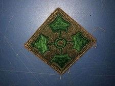 World War II US Army 4th INFANTRY Division Patch picture