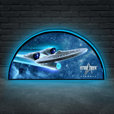 Star Trek Pinball Topper 3D Printed Led Lightbox for The Legends Pinball Machine picture