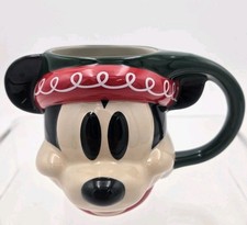 2024 Disney Store Mickey Mouse Holiday Elf Hat Ceramic Mug New 14oz New picture