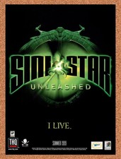 1999 Sinistar Unleashed PC Original Advertisement / Retro Promo v1 picture