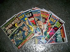 Creatures on the Loose Man-Wolf #31-37 & 45-46 1974 Lot of 9 Marvel Comics Mid G picture