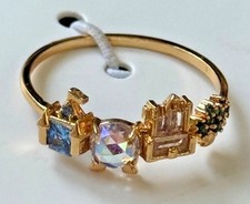 2026 Walt Disney World Parks 4 Parks Icons Gold Ring Girls Crew Size 10 NEW picture