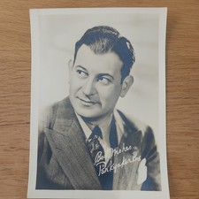 vintage 1930s promo photograph Harry “Parkyakarkus” Einstein fascimle signed  picture