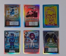 Sluggers Hit Trading Card Lot 6 Holographic Legend OG Blue Zushi Mysterio Foil picture