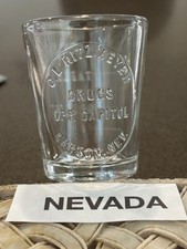 MEDICINE DOSE GLASS. - NEVADA . LAST PRICE REDUCTION.  WILL NOT GO LOWER picture