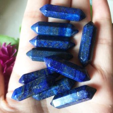 US 2-20pcs Wholesale Natural Obelisk Quartz Crystal Wand Double Point Healing picture