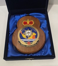 Royal Malaysian Navy Plaque and Case - Fleet Headquarters - Ready to Sacrifice picture