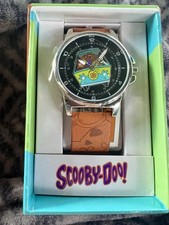 New In Box Watch - Scooby Doo Warner Brothers Mystery Machine Brown Leather Band picture
